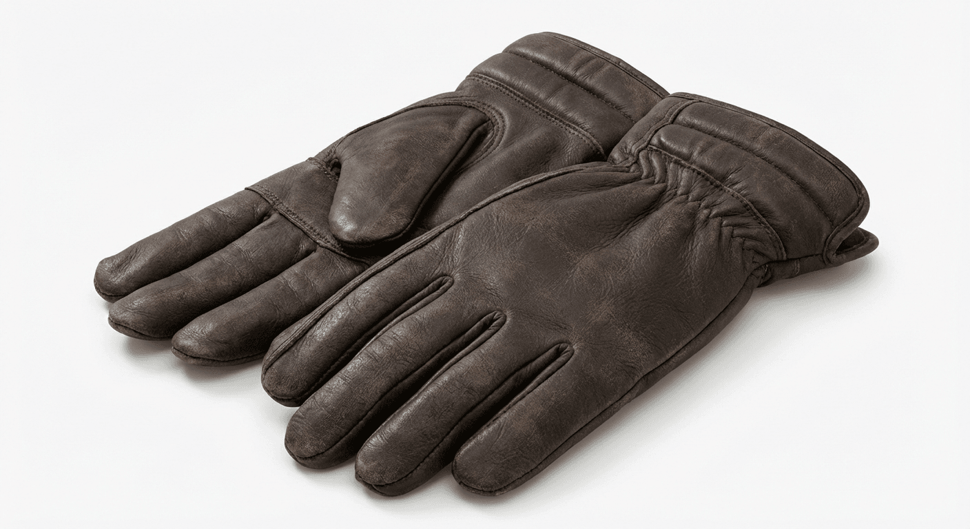 Leather gardening gloves thorn proof