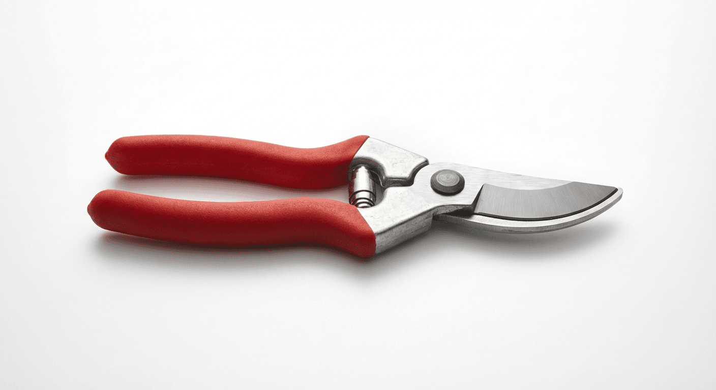 Bypass secateurs pruning shears